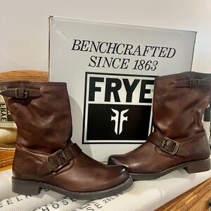 Frye Brown Leather Boots